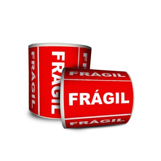Etiqueta Selo Fragil 100x50 - 1000 Unidades