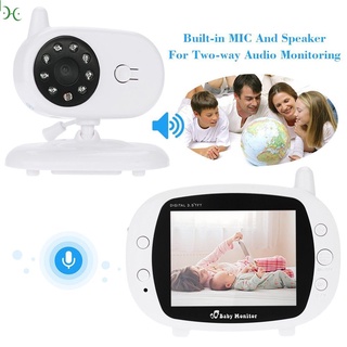 3.5 Polegada Babá Vídeo Monitor Do Bebê Sem Fio De Alta Resolução Câmera De Segurança Visão Noturna Monitoramento Da Temperatura Do Bebê
