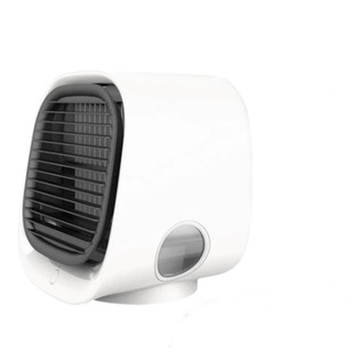 Mini Climatizador Ventilador e Umidificador De Ar Uso Com Agua Cooler 3 Velocidades Com Luz