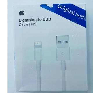 Cabo Lightning Usb Carregador iPhone 5 6 7 Plus S X Xr Xs branco apenas o cabo de carregamento CELULAR 1 METRO
