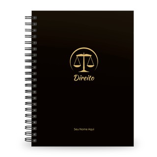 Caderno Universitário Personalizado Direito 10 Matérias