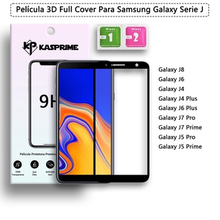 Película Protetora 3D De Vidro Temperado 9H Para Samsung Galaxy Serie J