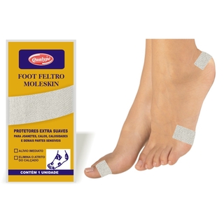 Protetor Adesivo - Foot Moleskin - Feltro - Recortavel