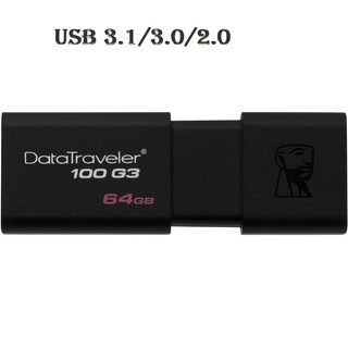 Pen drive Kingston DataTraveler 100 G3 USB 3.1/3.0/2.0 64GB