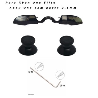 Botão Rb Lb Controle Xbox One Elite Analógicos + Chave