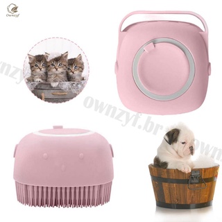 Escova Pente Top Silicone Para Banho De Cachorro E Gatos (4)