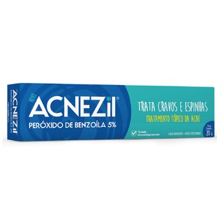 Acnezil Antiacne Trata e Previne Cravos e Espinhas 20g