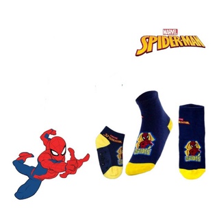 kit 3 meias infantil Marvel SPIDER-MAN