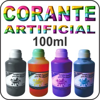 Tinta Corante Comestível para Impressão e Afins - 100ml