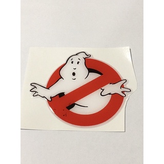 Adesivo Resinado Logo Caça-fantasmas (ghostbusters) 9x7 Cm