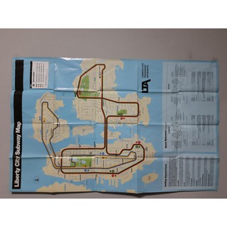 Mapa Gta Iv Liberty City Original Ps3 e Xbox 360 Gta 4 (2)