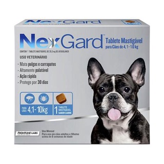 Nexcard Antipulgas e Anti Carrapatos 3 tabletes ORIGINAL!