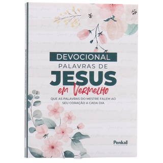 Devocional Feminino das Palavras de Jesus | Leitura Diária | Floral Branca (1)