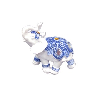 Elefante Decorativo Indiano De Resina Sorte Sabedoria