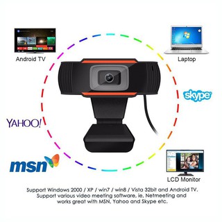 1080P Hd Câmera Webcam Web Com Microfone Para Computador Para Pc Portátil (1)