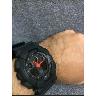 Relógio Casio Masculino G-Shock GA-100 Automático Ponteiro Vermelho