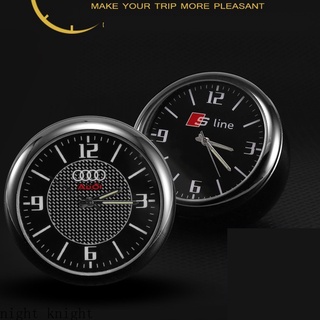 Car Interior parts mini Clock Watch Auto Electronic Quartz Watch for Audi RS SLINE A3 A4 A5 A6 A7 A8 Q2 Q3 Q4 Q5 Q6 Q7