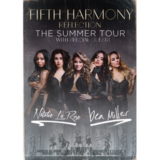 Poster Retrô - Fifth Harmony - Tour - Art & decor - 33 Cm X 48 Cm