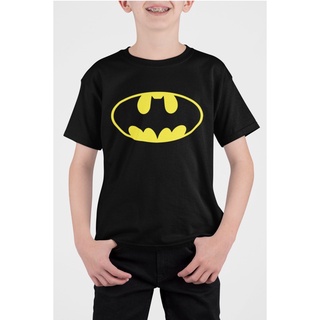 Camiseta Infantil Estampada Batman 100% Algodão Manga Curta