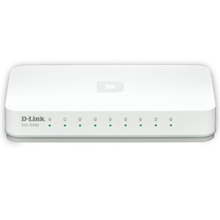 Switch Fast 8 Portas 100Mbps DES-1008C Branco D-LINK