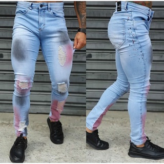 Calça Jeans Com Elastano Masculina (5)