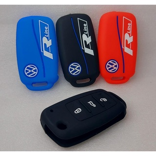 Capa Silicone Chave Canivete Volkswagen R line voyage Gol Golf Tiguan fox Up Fusca beetle