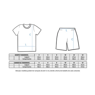 Conjunto Infantil Menino Masculino Bermuda e Camiseta L30 (2)