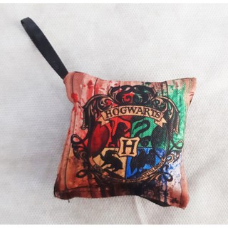 Almochaveiro chaveiro de almofadinha decorativo de Hogwarts harry potter 7x7cm