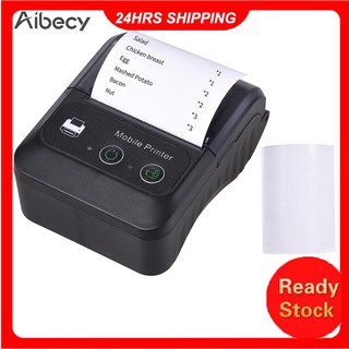 Aibecy Portable Wireless BT 2 Inch Thermal Receipt USB Bill POS Mobile Printer