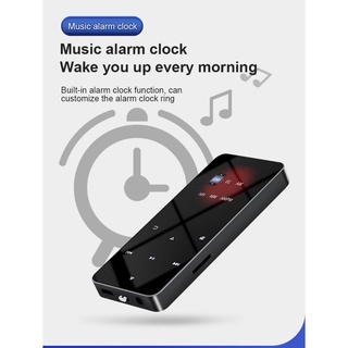 Mp3 Mp4 Player De Música 1.8 Polegadas De Metal Touch Bluetooth 4.2 Suporta Cartão, Com Alarme De Fm E-Book (3)