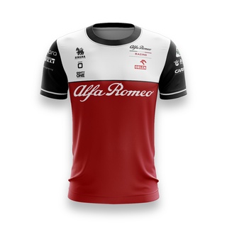 Camiseta Alfa Romeo Racing F1 Formula 1 Corrida Racing