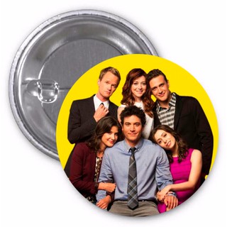 Botton how i met your mother himym boton buton butons button broche brinde