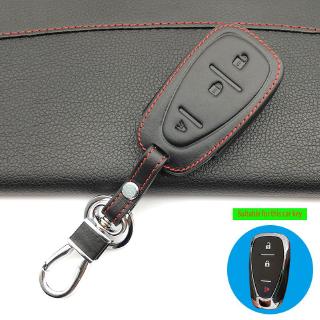 Fashion High-quality Car Genuine Leather Key Case Cover Chain.For Chevrolet.For Cruze Remote Control Protection Box