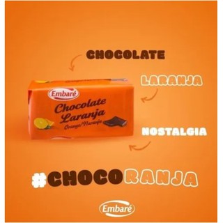 Caramelo Chocolate Laranja 60 Unidades - Embaré