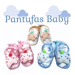 Pantufa Luxo Baby Bebê Tam 6 a 12 Meses Quentinha Ajustável Inverno Sapatinho Antiderrapante Maternidade
