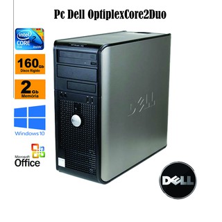 Pc Dell Optiplex 2gb Memória Hd 160gb Windows 10 e Programas