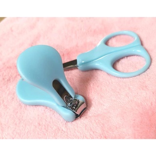 Kit Unha Baby com 2 pecas - Tesourinha e Cortador de Unha - Kit Manicure Baby Azul ou Rosa - BJ2609 (4)