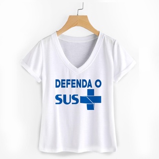 Camiseta Feminina Babylook T-shirt Defenda o Sus