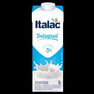 Leite Integral Italac 1 litro com Tampa