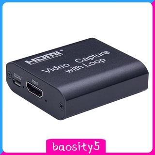 (Baosity5) Placa De Captura De Vídeo Hdmi 1080p Usb 2.0 Para Transmissão Ao Vivo / Jogos (7)