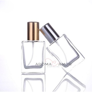 Frasco Perfume Vidro 30ml com Válvula Spray ideal para carregar na bolsa