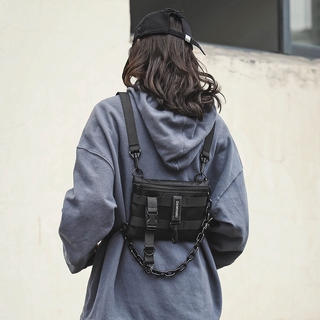 Tactical Bag InsCrossbody Bag Stylish Men Sling Bag Casual Messenger Chest Bag 24*17*2CM (5)