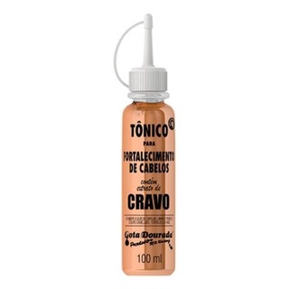 Tonico Cravo Fortalecimento de Cabelos 100 ml Gota Dorada