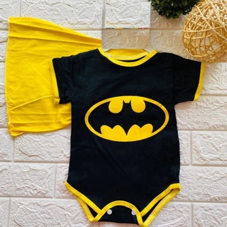 Body Temático Bebê Infantil Menino Personalizado / Fantasia Mesversário - Escolha o Modelo - Capitão América - Homem Aranha - Batman