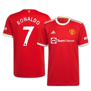 Camisa Manchester United Número 7 CR7 2021/2022 Vermelha
