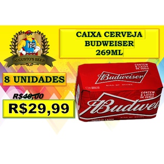 Caixa Cerveja Budweiser 269ml