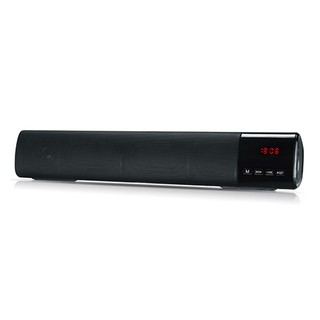 Bluetooth soundbar tv speaker C / subwoofer embutido home LED de alta fidelidade estéreo Relógio fm