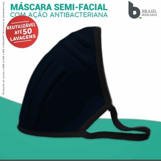 Máscara Elástica de Proteção Reutilizável Bojo Brasil Ação Antibacteriana (1)