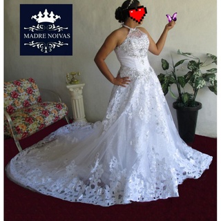 Vestido de noiva princesa luxo