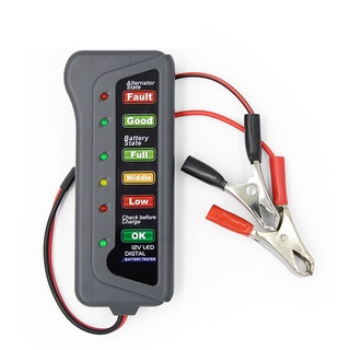 Testador De Bateria Digital Alternador 12v 6 Luzes LED Diagn (1)